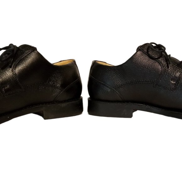 Belvedere Studio Oxford Shoes  DUKE  sz 11D  Black Cap Toe Leather  Brazil  EXC main image 9